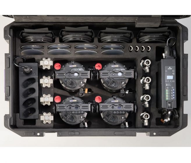 Astera LED Fresnels QUIKBEAM KIT 4X DopPRO