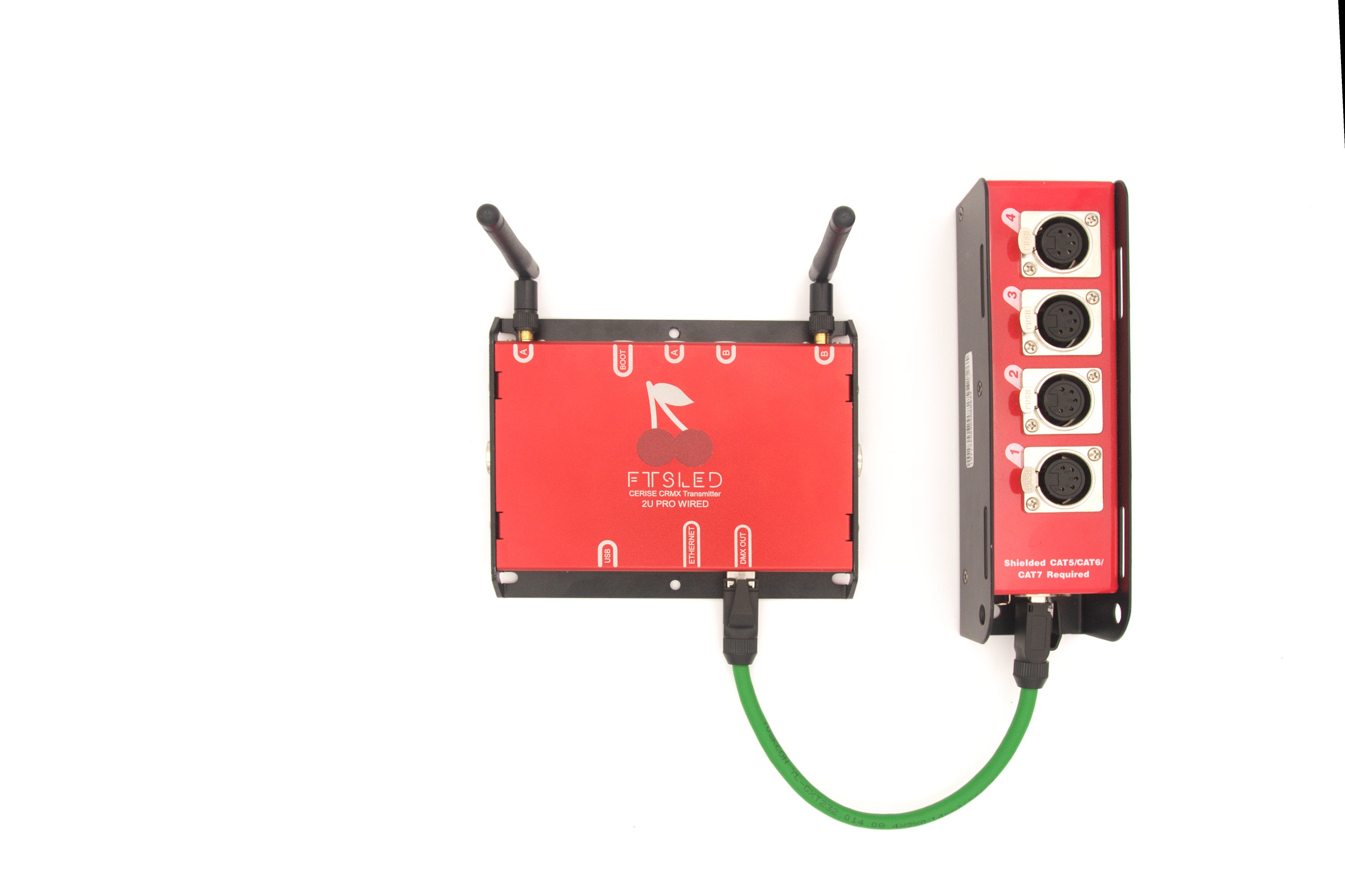 FTSLED Transmetteurs DMX FTSLED - CERISE 2U PRO WIRED DopPRO