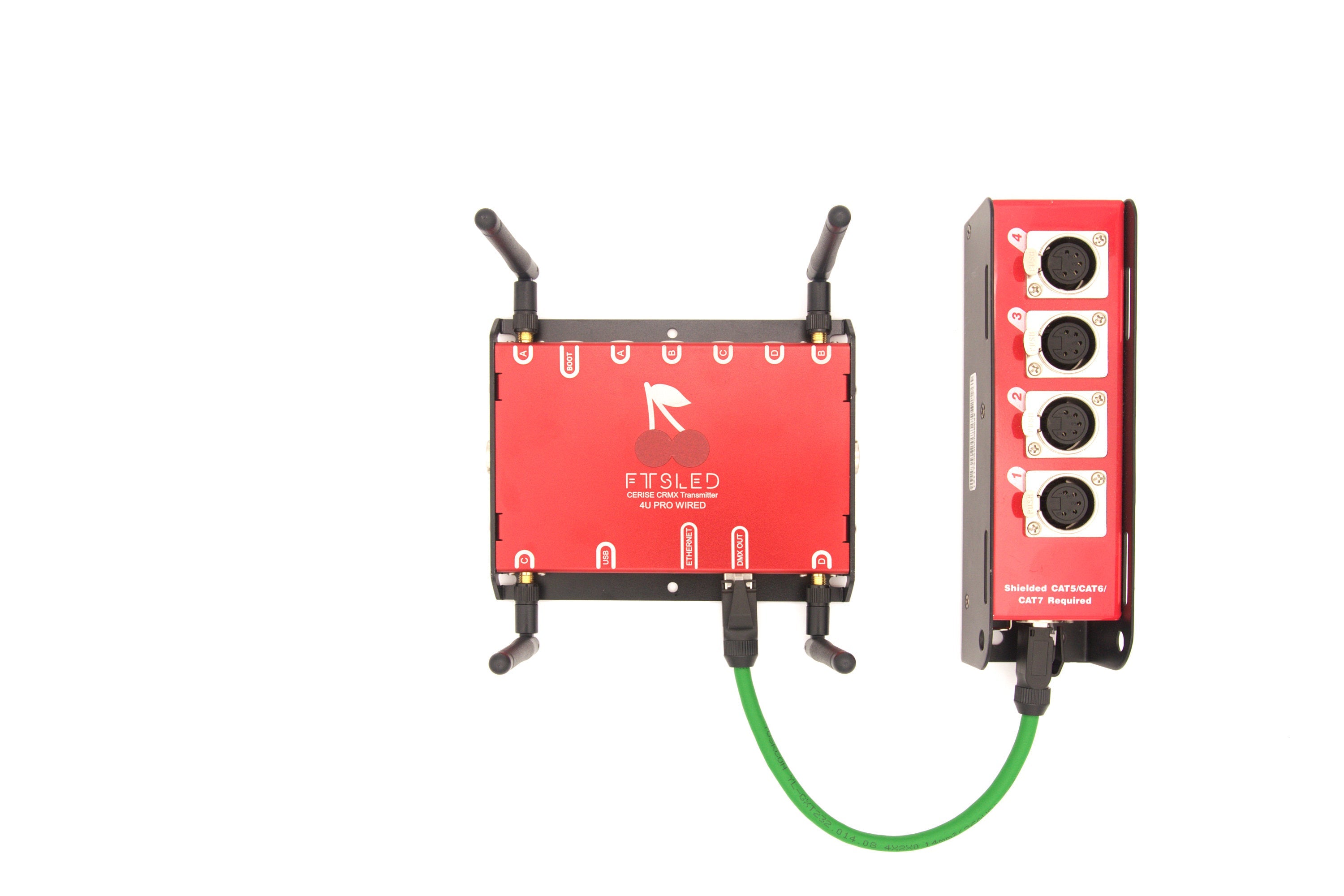 FTSLED Transmetteurs DMX FTSLED - CERISE 4U PRO WIRED DopPRO