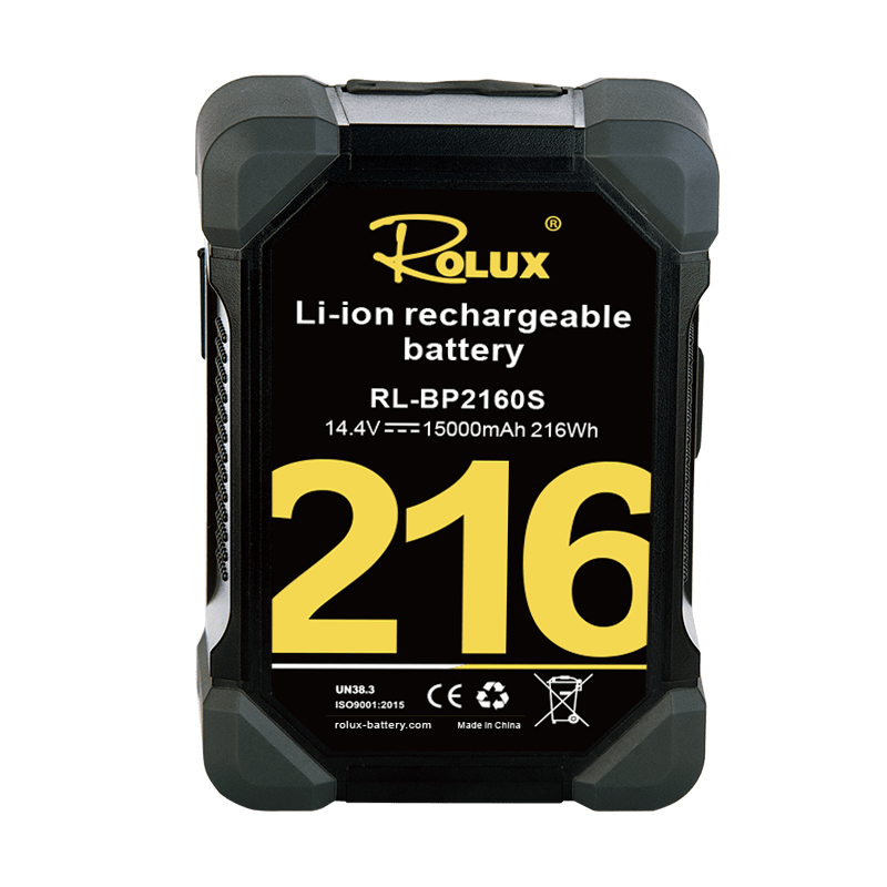 Rolux Batteries Ciné V-Mount Antishock Batterie 216Wh DopPRO