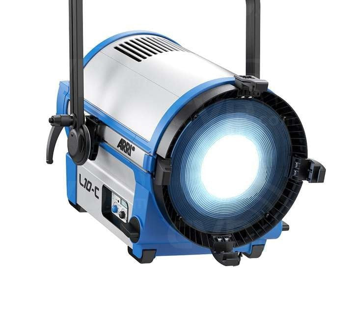 ARRI Fresnel LED ARRI L10-C LE2 Color LED Fresnel (Lyre - Bleu/Argenté - Schuko) DopPRO